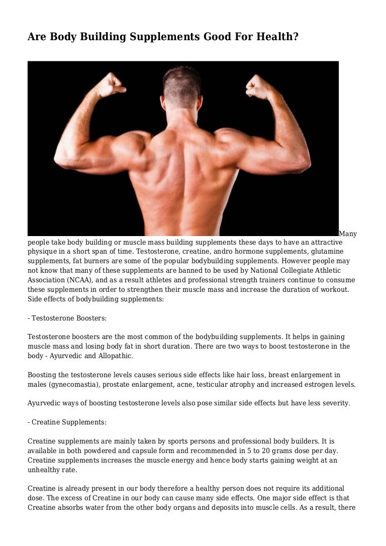Side effects of creatine Side effects of creatine